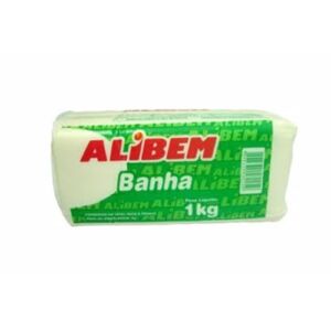 BANHA SUINA ALIBEM 1KG CX18KG Banha Suina Alibem 1kg Cx18kg