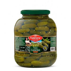PEPININHO CORNICHON CX6UN 770Gr.LA VIOLETERA PEPININHO CORNICHON CX6UN 770Gr.LA VIOLETERA
